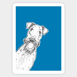 Cute Peeking Dog Sticker